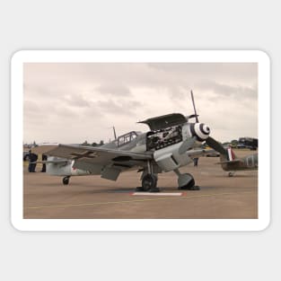 Messerschmitt BF109 G-4 - "Rote Sieben" Sticker